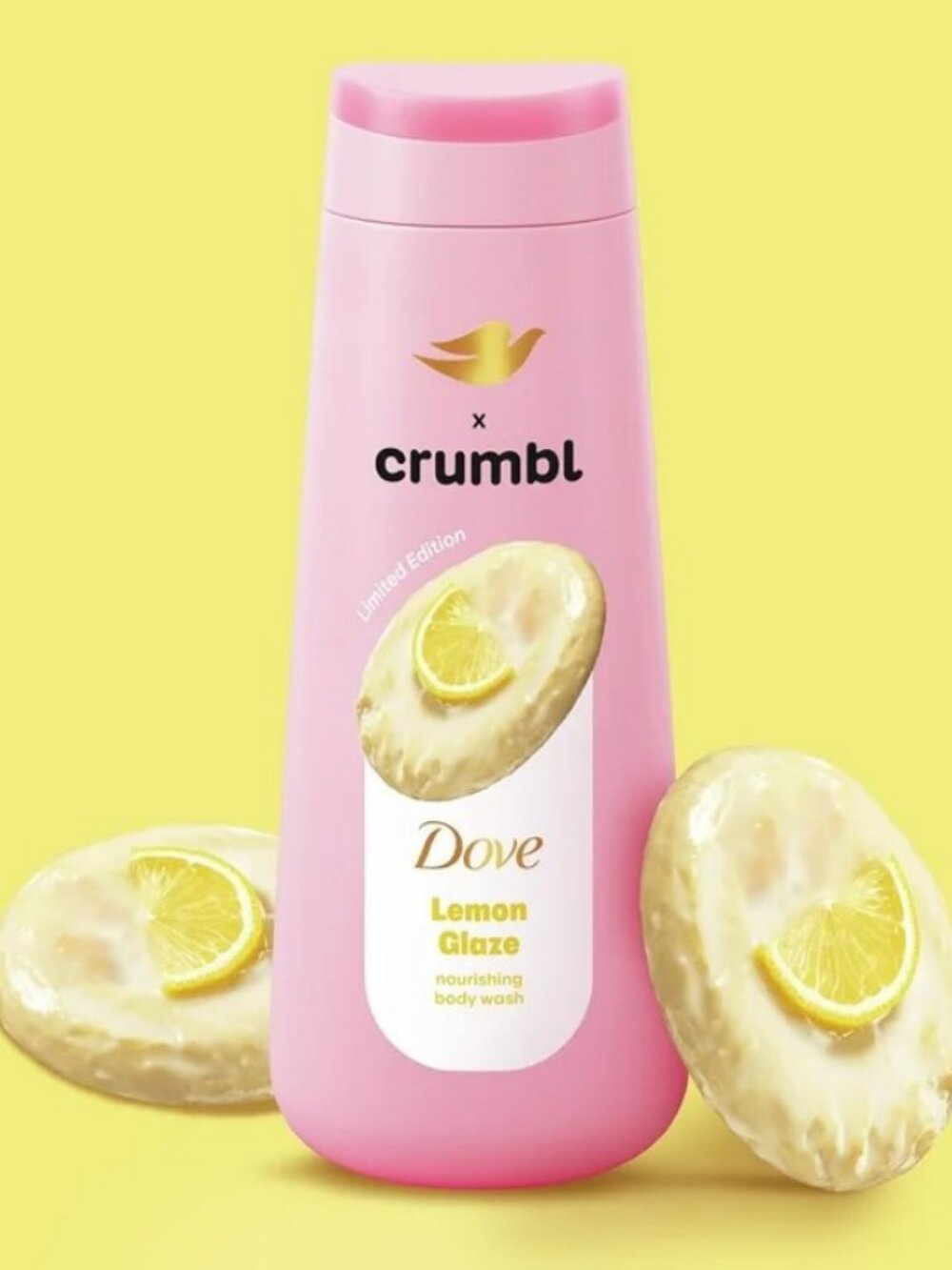 Dove x Crumbl ~ Lemon Glaze Body Wash, 20 oz.